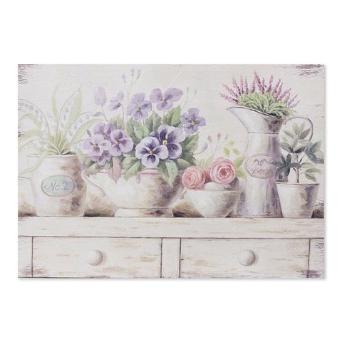 CUDDLES AT HOME CANVAS LE FLOWERS