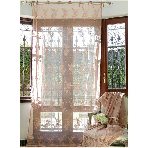 L'ATELIER 17 Lace bedroom curtain, Sunset Shabby Chic 3 variants 140x290 cm