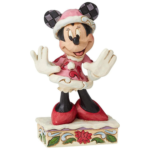Enesco Statuina Disney Minnie in resina di pietra Jim Shore