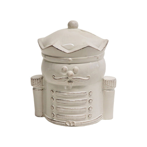 VIRGINIA CASA Ceramic piggy bank "King" soldier white H17cm K171OR-BIANCO