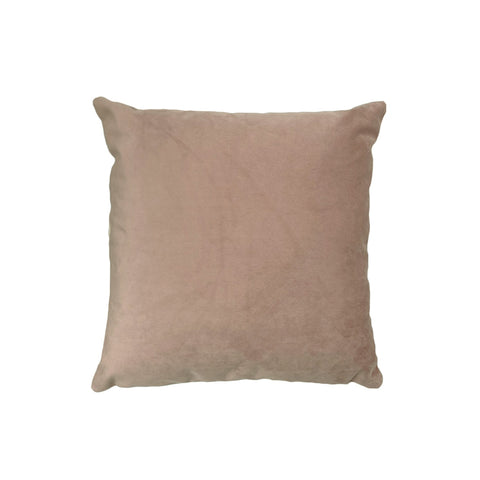 RIZZI Velvet cushion decorative square cotton gray cushion 40x40 cm