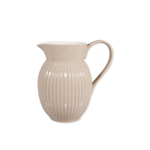 GREENGATE Porcelain jug with handle ALICE cream L 1,5 H 13,5x18,5 cm