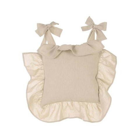 BLANC MARICLO' Set 2 cushion covers for chair 40x40 cm beige A2514499NT