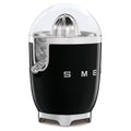 SMEG Spremiagrumi elettrico in acciaio inox nero 50's Style 70W - Angelica Home Stabia