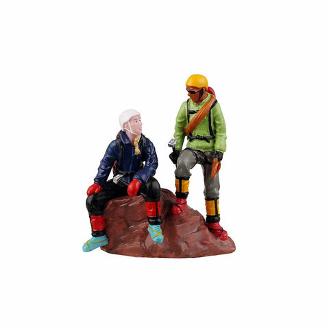LEMAX Two "Mountain Climbers" for your Christmas village 6,3 x 4,2 x 7,5h cm