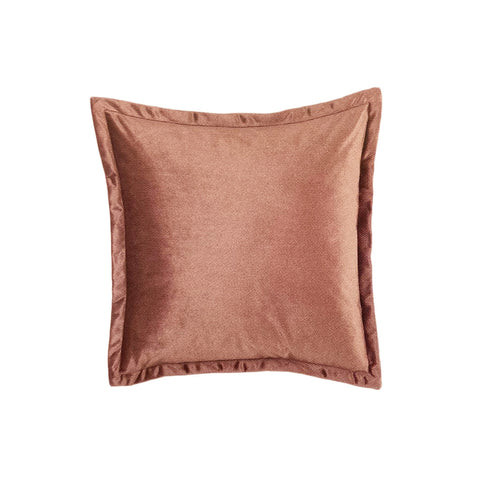 BLANC MARICLO' Square decorative cushion TEMPERA velvet pink polyester 45x45 cm