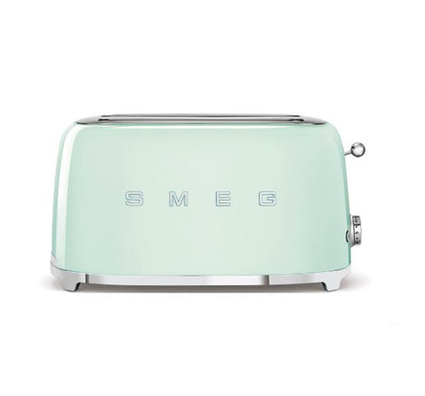 Grille-pain SMEG Vert Inox 4 tranches 1500W TSF02PGEU