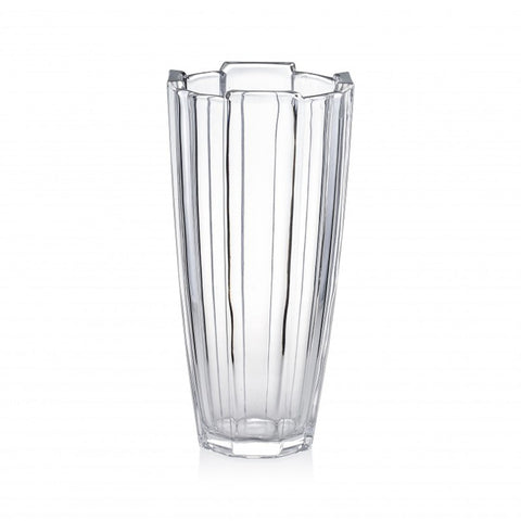 EMO' ITALIA Tall centerpiece vase ARTICA transparent crystal 14,5x30 cm
