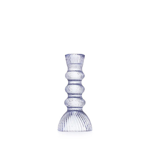Emò Italia Candeliere piccolo in vetro "Marrakech" 7xh15,5 cm 4 varianti (1pz)