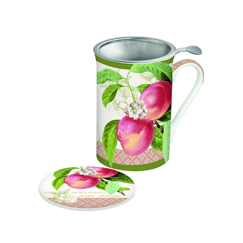EASY LIFE Infuser cup and porcelain coaster 300 ml R0280-JBOP