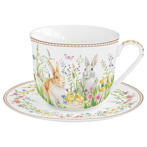 Easy Life Porcelain breakfast cup "Happy Easter" 370 ml