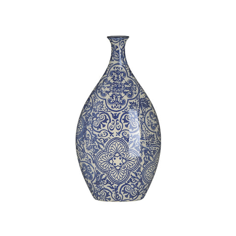 In Art Porcelain vase with "Sorrento" mosaics 16X9X31 cm