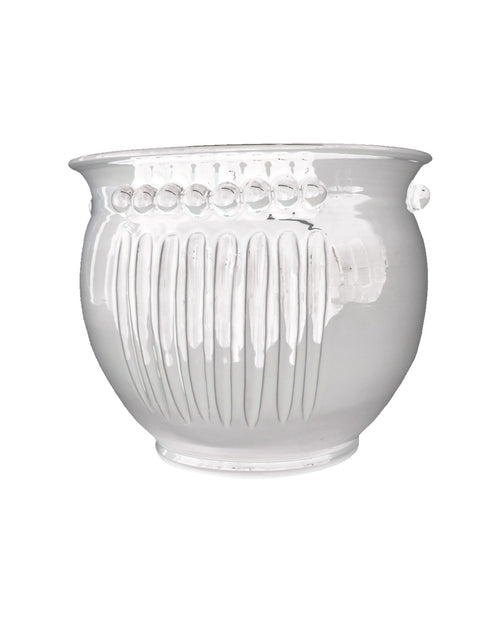 VIRGINIA CASA Caspò indoor vase with ceramic pearls 2 variants