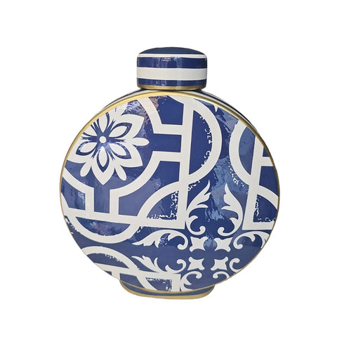 Fade "Eros" porcelain bottle with lid 24xh29 cm
