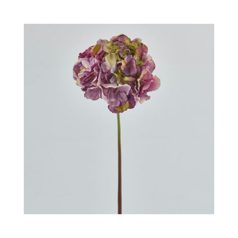 EDG Enzo De Gasperi Branche d'hortensia violet h66 cm