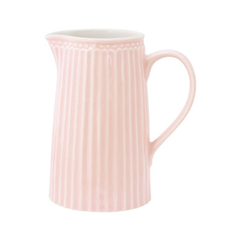 GREENGATE Porcelain jug ALICE pink jug 1L H 17.6 cm STWJUGA1LALI1906