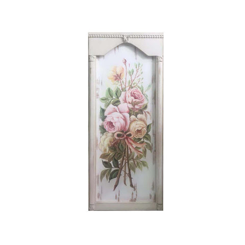 BLANC MARICLO' Canvas painting rose wood beige 2 variants 25,4x2,7x61 cm