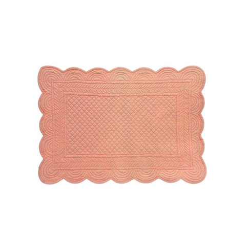 BLANC MARICLO' Set 2 powder pink rectangular placemats 35x50cm