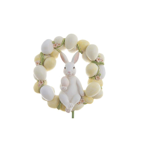 Blanc Mariclò Coniglio pasquale in resina con uova "Nemorino" 3 varianti (1pz)