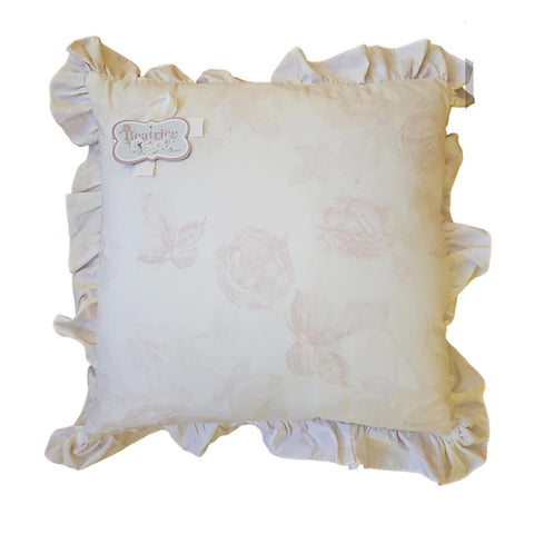 L'Atelier 17 Furnishing cushion with "Beatrice" Shabby flounces 2 variants (1pc)