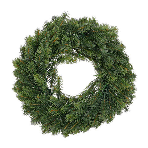 EDG Ghirlanda corona Fuoriporta pino decoro natalizio PVC verde 260 rami Ø80 cm