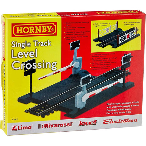 Hornby Single Track Level Crossing for Christmas Village L16.8cm