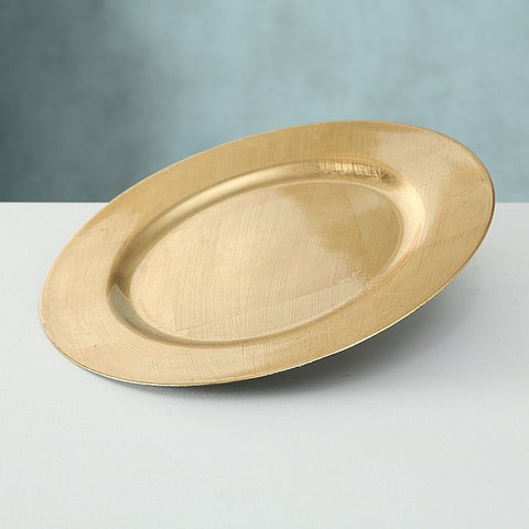 Boltze Decorative reusable antique gold gold Christmas underplate Ø33cm