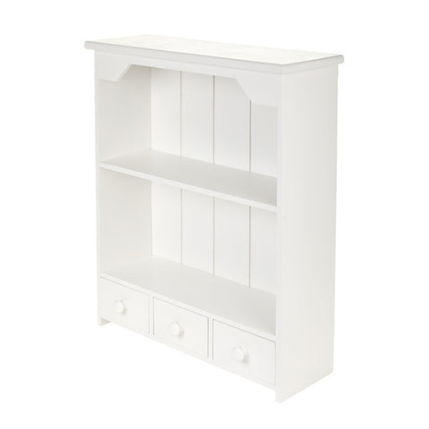 Nuvole di Stoffa White wooden cabinet with 3 drawers 52x17.5xH61 cm