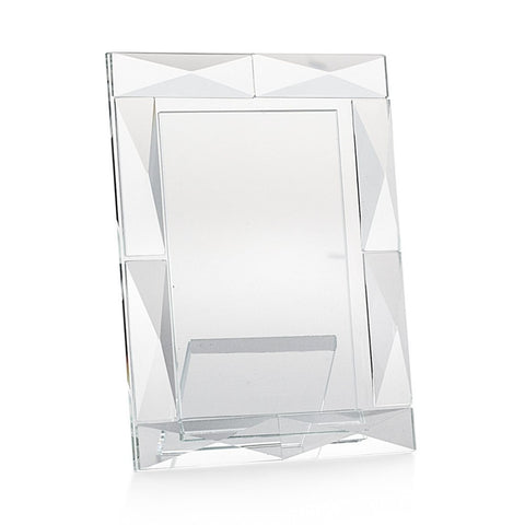 EMO' ITALIA Cadre photo rectangulaire ICE en cristal 15x4,5x20 cm