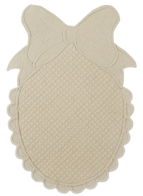 BLANC MARICLO' Set 2 beige cotton placemats 50x35 cm a2851499sv