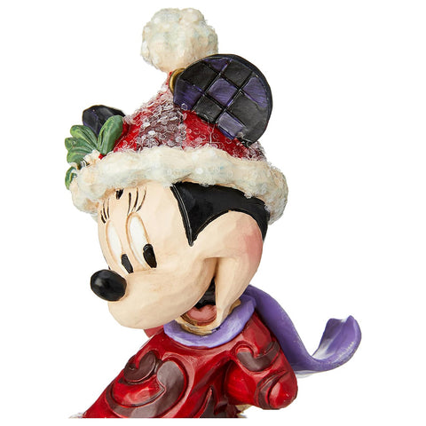 Enesco Disney Décoration d'arbre Glitter Minnie Mouse en résine Jim Shore