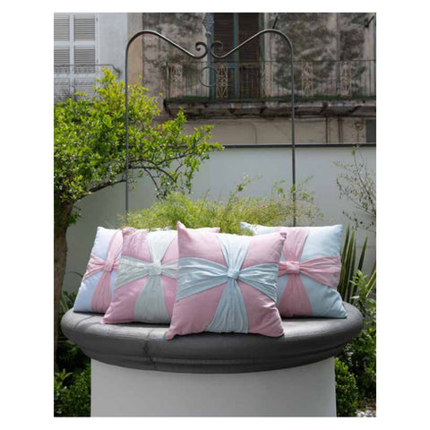 L'ATELIER 17 "COCCOLA" cotton furnishing cushion 45x45 cm 4 variants