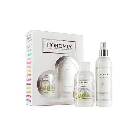HOROMIA Gift box set laundry perfume and fabric deodorant WHITE floral
