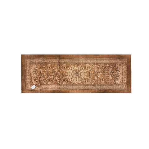 BLANC MARICLO' PERSIA ocre tapis d'ameublement antidérapant MADE IN ITALY 58x180 cm