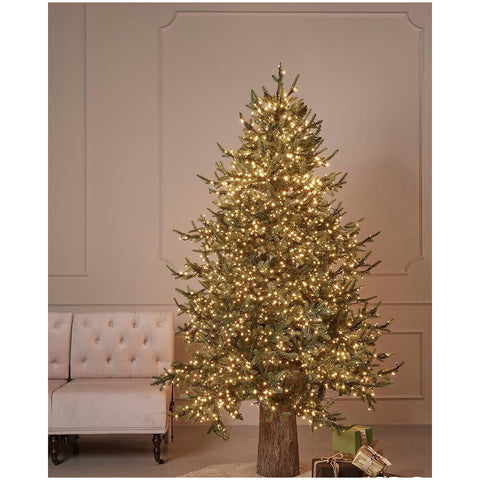 EDG Sapin de Noël de luxe en pin avec 3000 lumières LED D136 - H180 cm