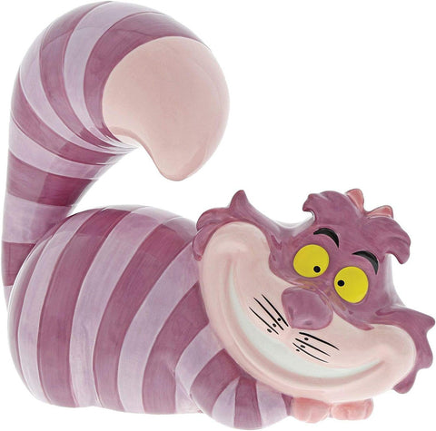 Tirelire Enesco Disney Cheshire Cat en résine 8x16xh13 cm
