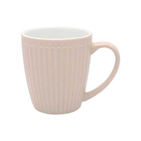 GREENGATE Mug breakfast cup with handle ALICE cream porcelain H9,5 cm 300 ml