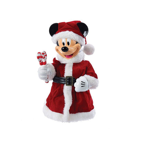 Kurt S. Adler Cime de sapin Mickey Mouse Père Noël H25,5 cm
