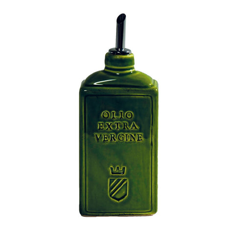 VIRGINIA CASA Oil can with antique effect ceramic dispenser H19 cm 2 variants