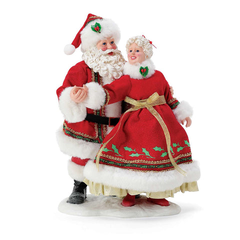 Department 56 Possible Dreams Santa and Mrs. Claus in resin