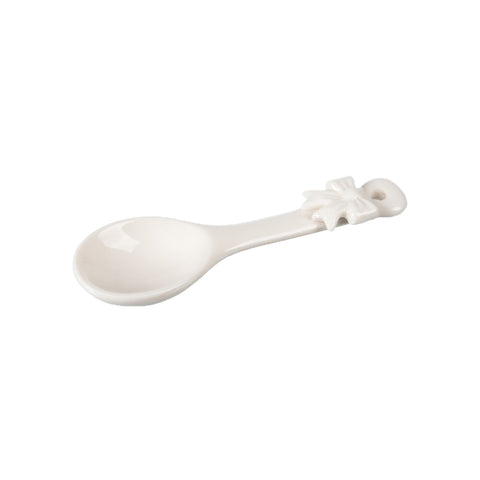 CUDDLES AT HOME Spoon spoon with white porcelain bow 11x3x2 cm