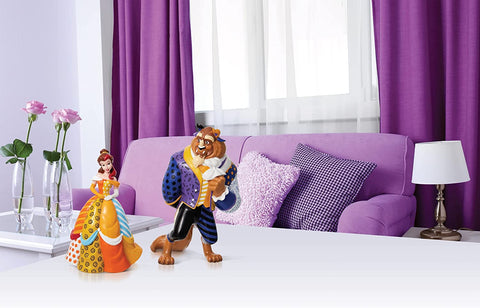 Figurine Disney Belle "La Belle et la Bête" en résine multicolore H19 cm
