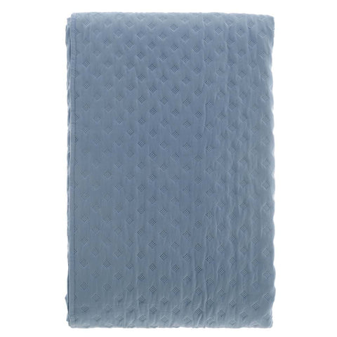 Blanc Mariclò Single light blue spring quilt "Topazio" 180x260 cm
