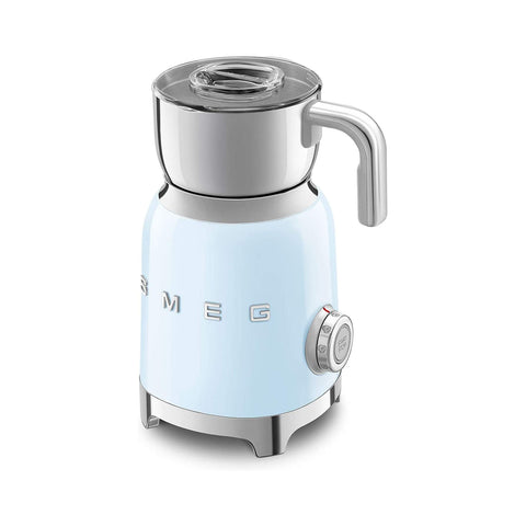 SMEG Electric milk frother cappuccino hot chocolate light blue stainless steel 600W