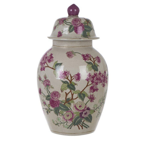 BLANC MARICLO' Vase avec couvercle "KREISLERIANA" en porcelaine H42 cm A27989