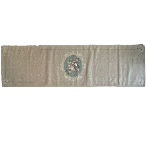 ATELIER 17 Tapis à rayures à motif floral ELEGANCE CAMEO 2 var 60x240 cm