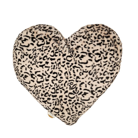 L'Atelier 17 Shabby "Feeling" leopard heart cushion 2 variants (1pc)