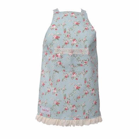 ISABELLE ROSE Girls cotton apron with flowers 50x62 cm APRONKIDS