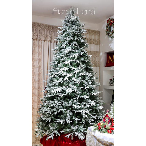 Lena's flowers Snow-covered Christmas tree 860 LEDs, 3611 branches "Vancouver" H210 cm