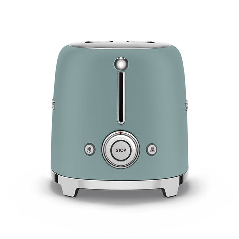 Smeg 2-slice toaster emerald green stainless steel 950 W